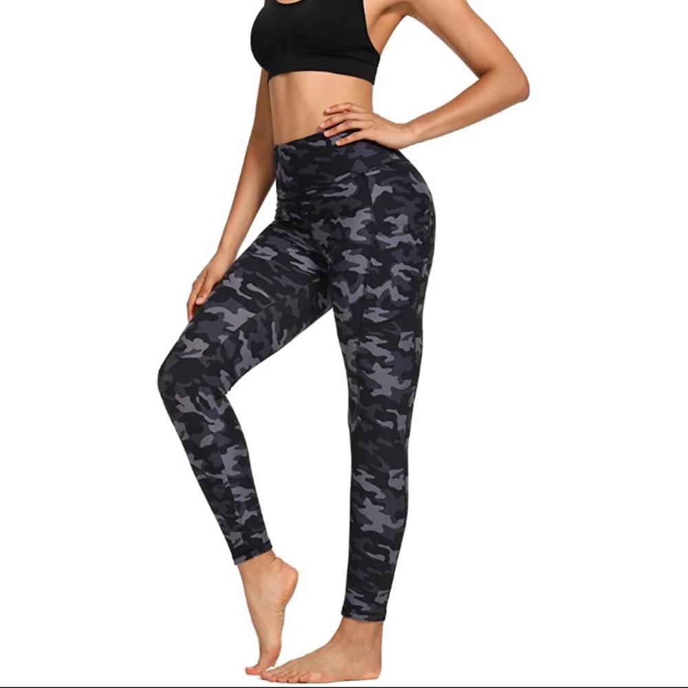 Blue and gray Camo Leggings